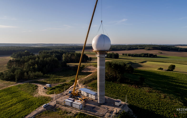 Polska Agencja Żeglugi Powietrznej – projekt i budowa wieży radarowej MSSR w Mściwujach
