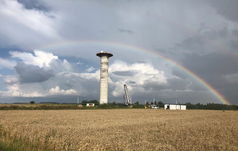 Polska Agencja Żeglugi Powietrznej – projekt i budowa wieży radarowej MSSR w Stobiernej
